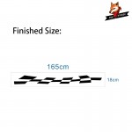 Car Checkered Flag Sport Styling Vinyl Car Classic Sticker Auto Graphic Kit Decals Vinyl Car Truck Body Racing Stripe Sticker